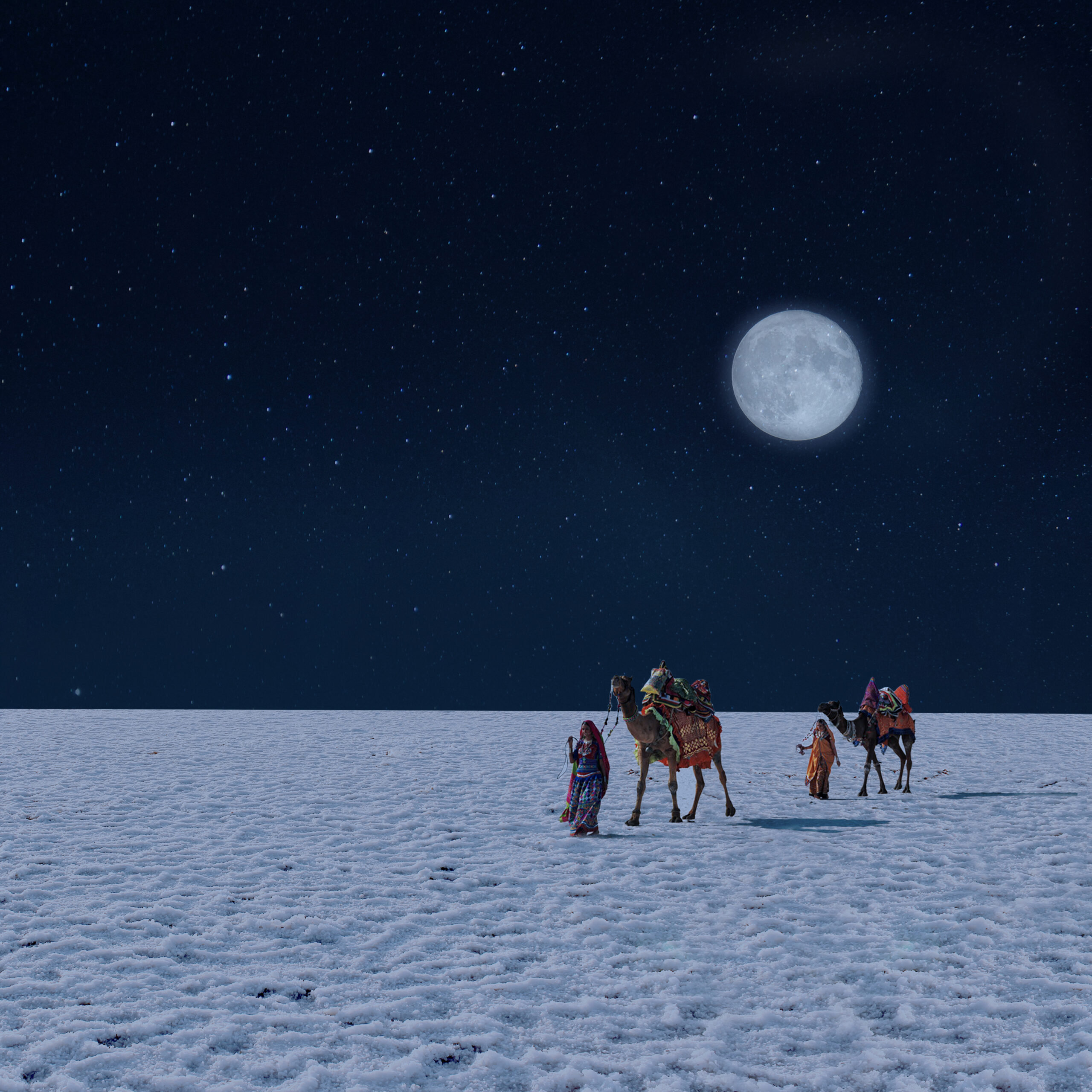 Full Moon in the Rann of Kutch